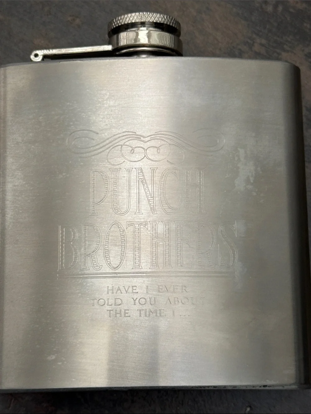 Punch Brothers Stainless Steel Flask 6 ounce